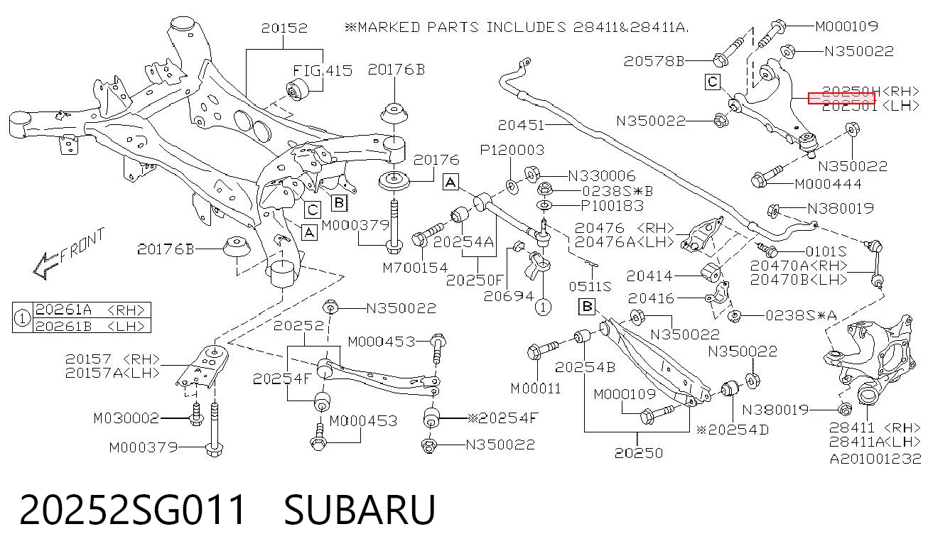 20252SG011 Subaru