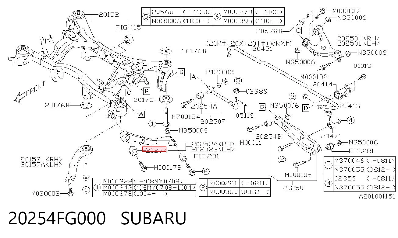 20254FG000 Subaru
