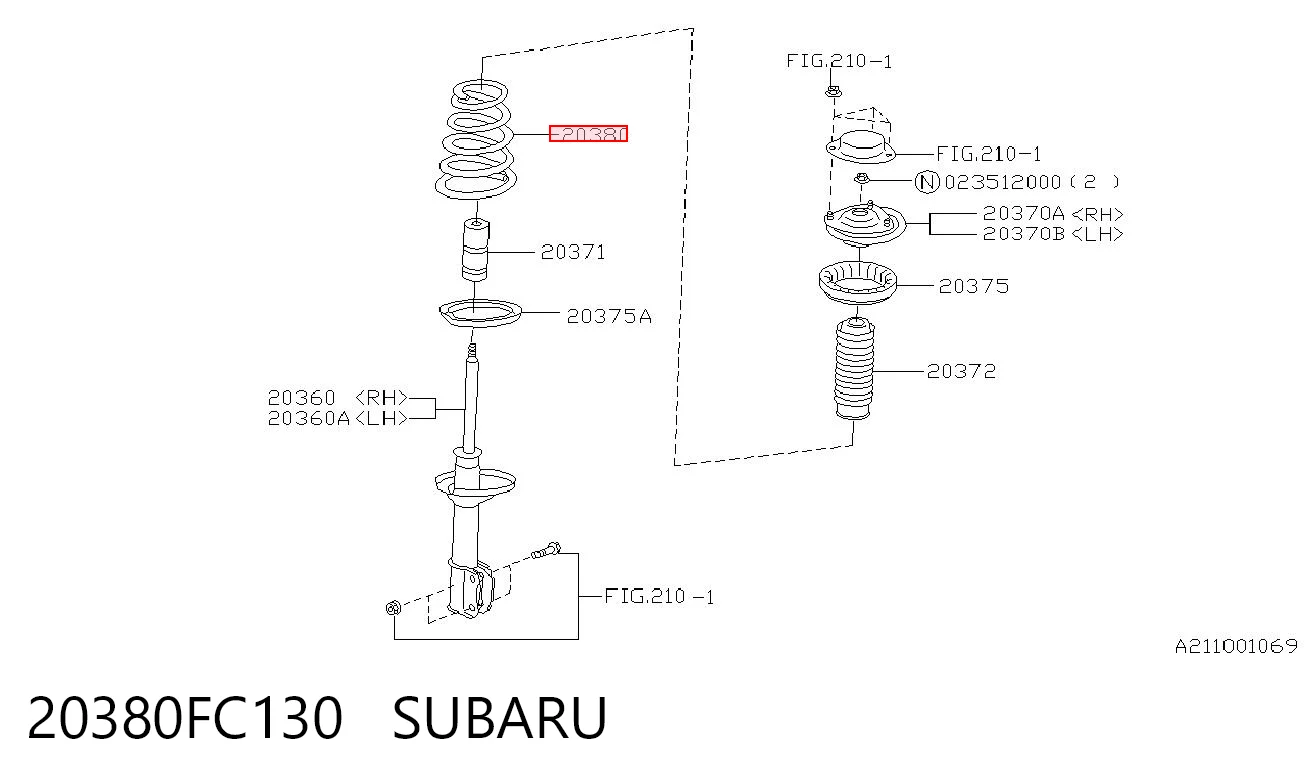 20380FC130 Subaru