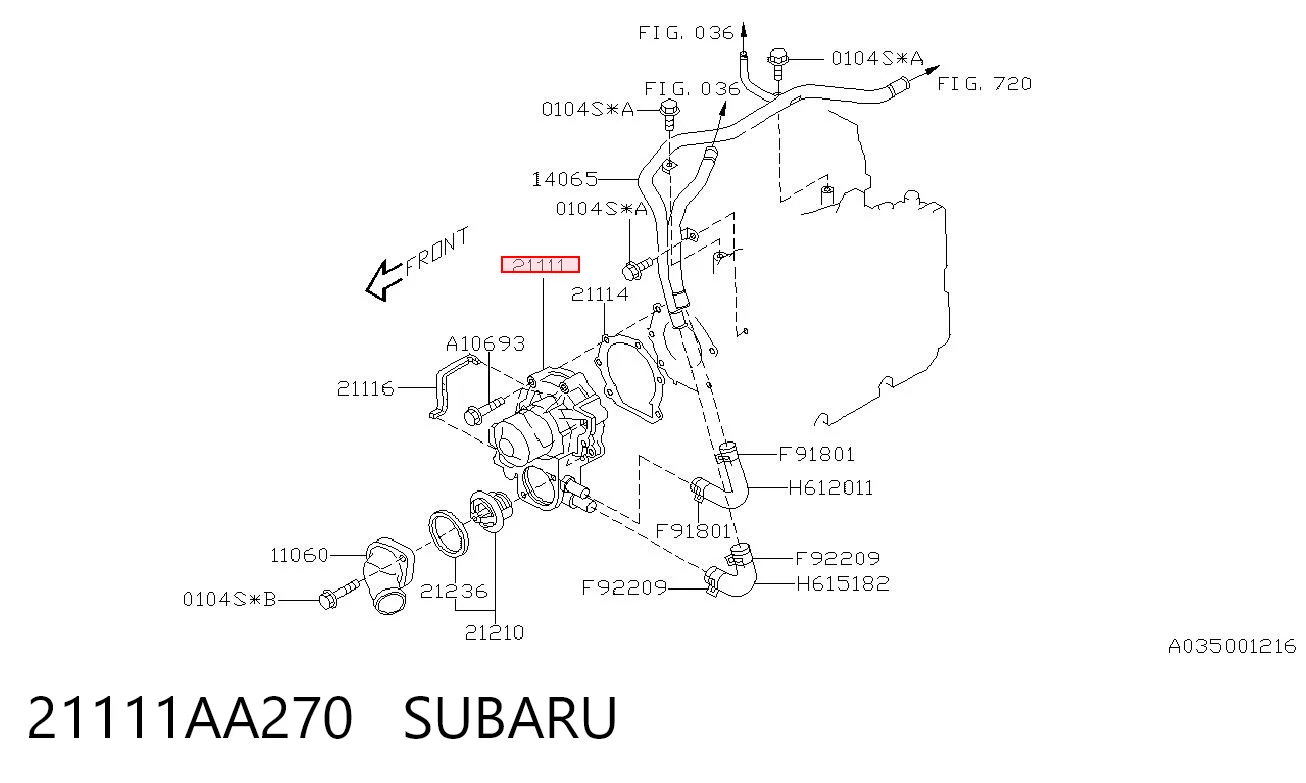 21111AA270 Subaru