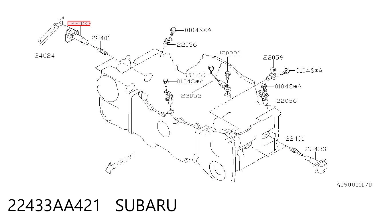 22433AA421 Subaru Cewka zapłonowa