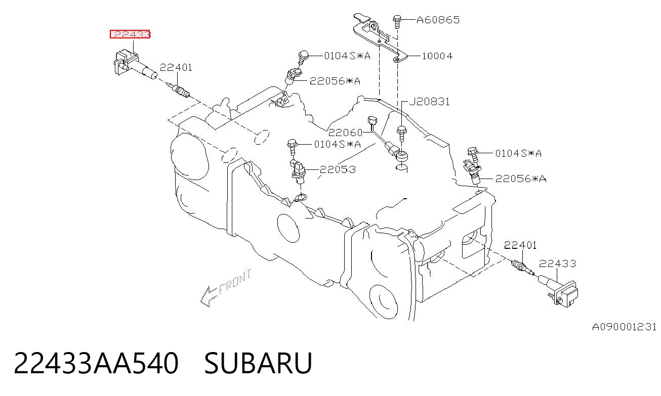 22433AA540 Subaru Cewka zapłonowa