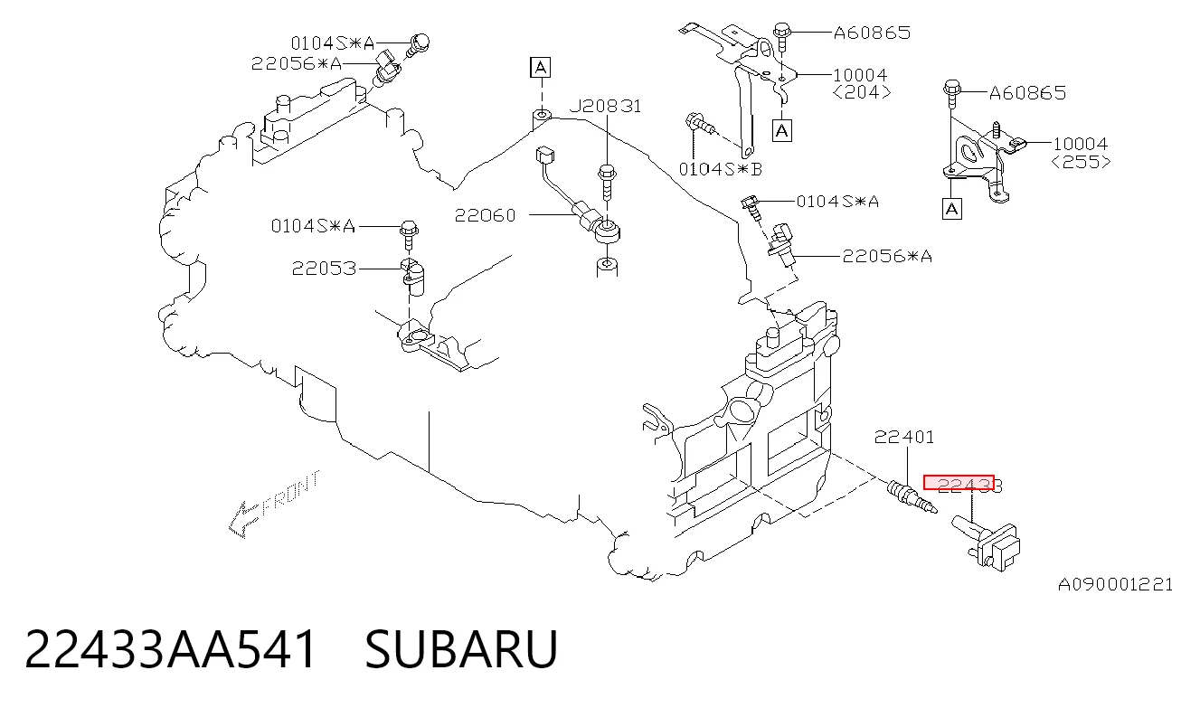 22433AA541 Subaru Cewka zapłonowa