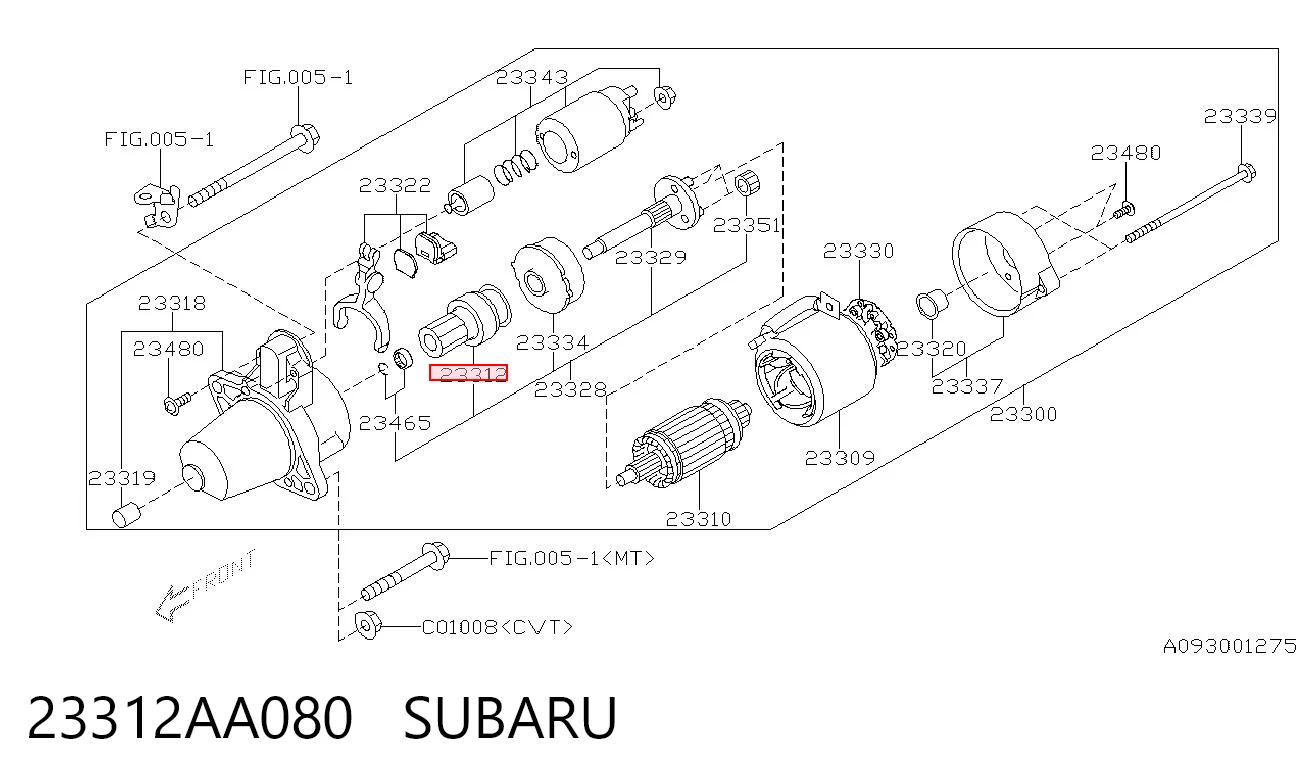 23312AA080 Subaru