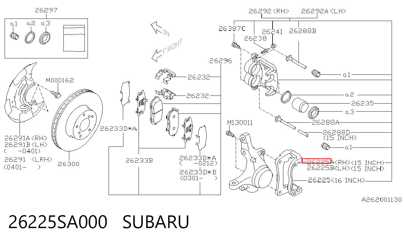 26225SA000 Subaru