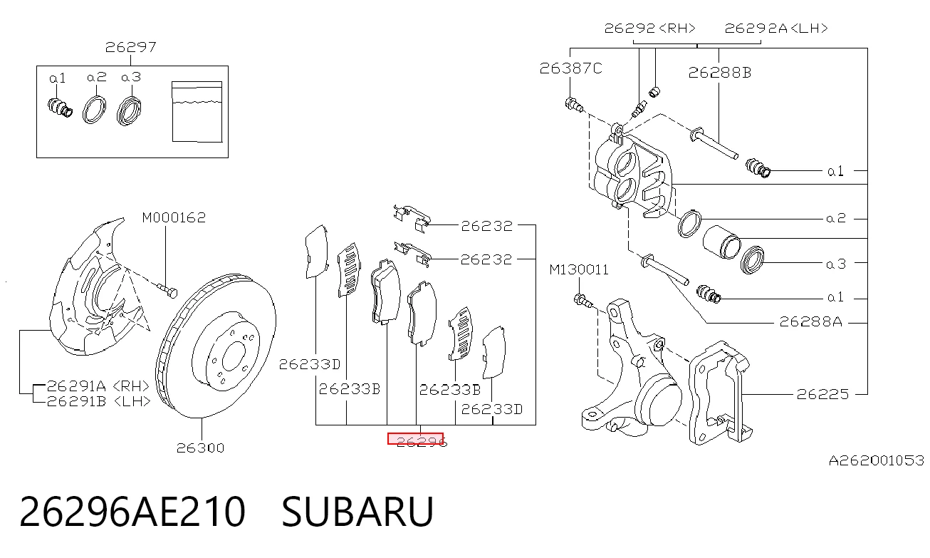 26296AE210 Subaru