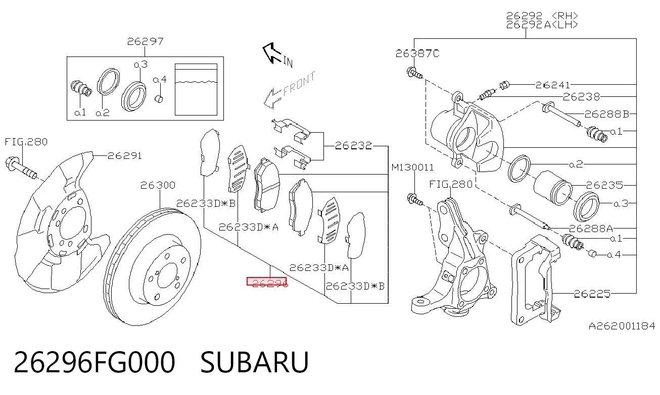 26296FG000 Subaru