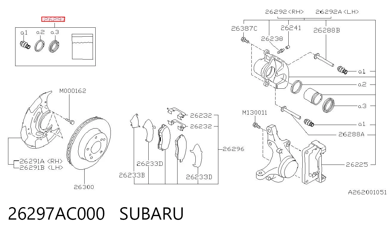 26297AC000 Subaru