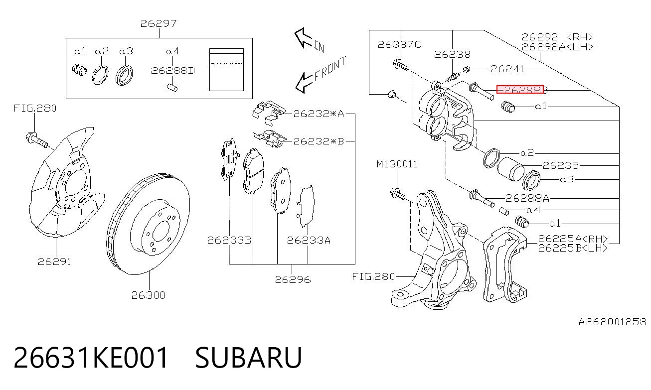 26631KE001 Subaru