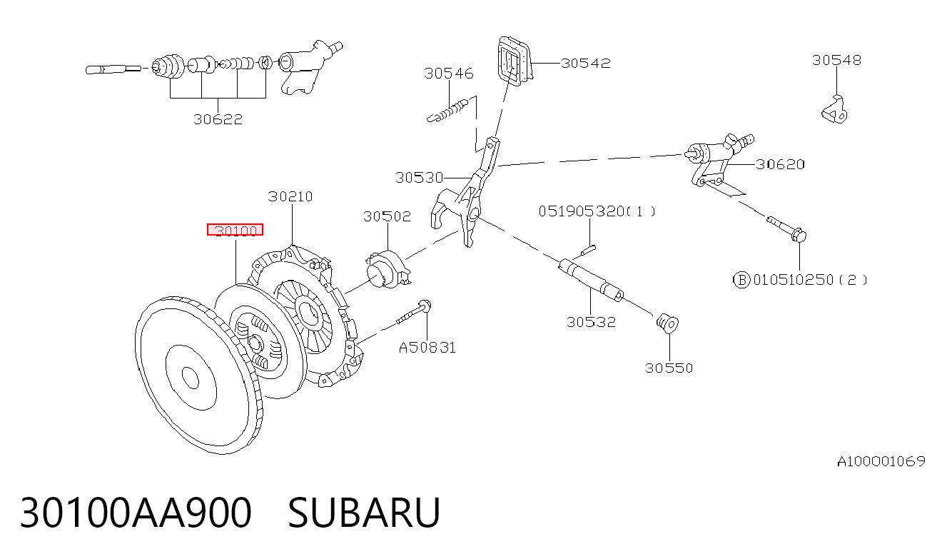 Tarcza sprzęgła do Subaru Impreza II GD