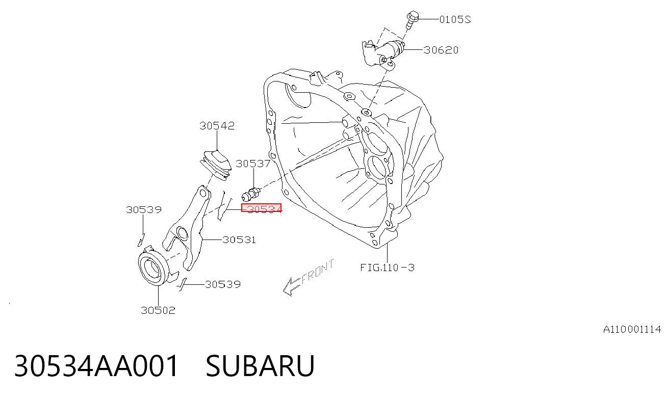 30534AA001 Subaru 