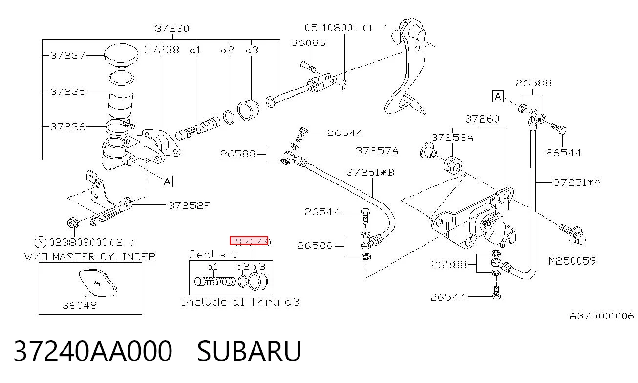 Do koszyka Cylinder sprzęgła główny Daewoo Nexia II N150