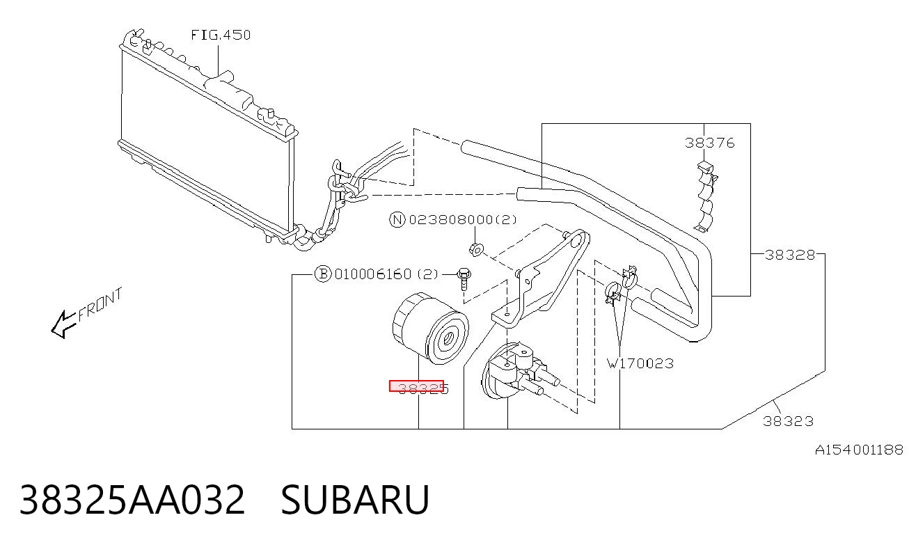 38325AA032 Subaru Filtr automatycznej skrzyni biegów