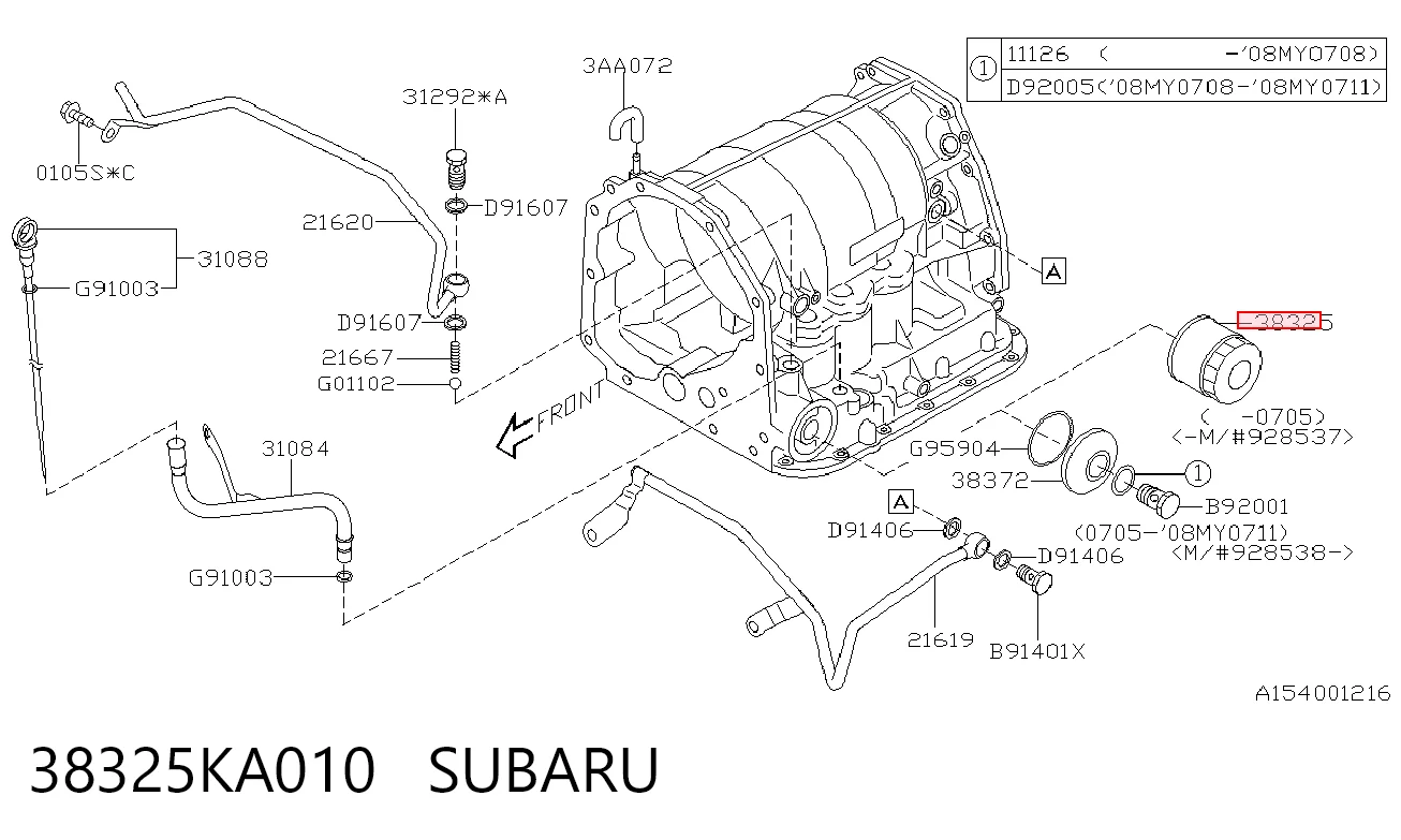 38325KA010 Subaru