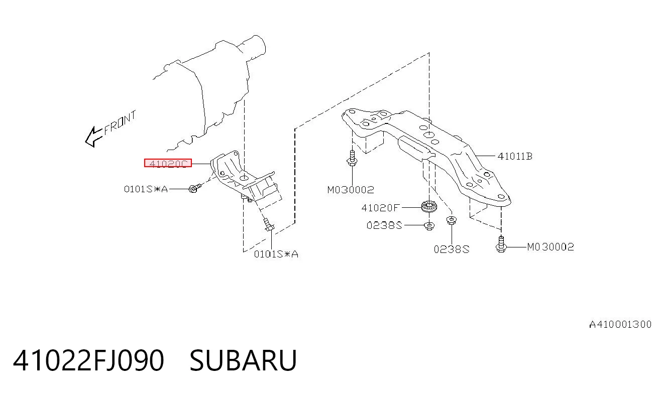 41022FJ090 Subaru 