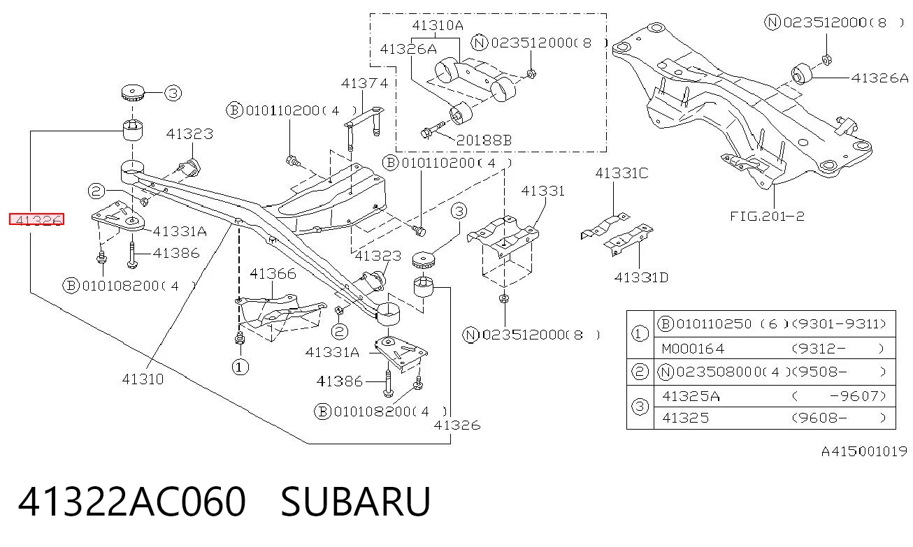 41322AC060 Subaru