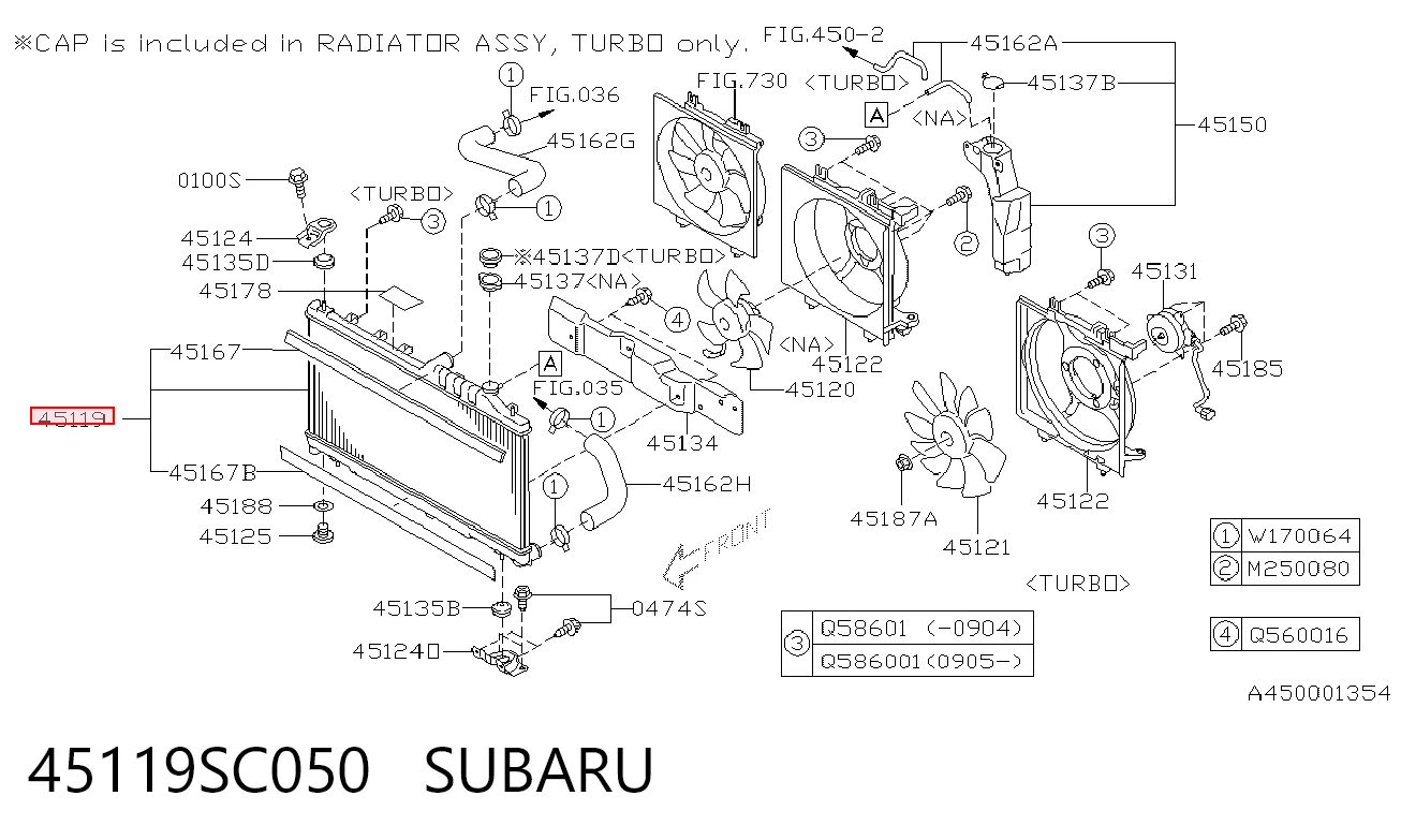 45119SC050 Subaru
