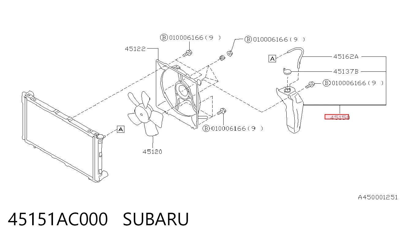 Zbiorniczek wyrównawczy układu chłodzenia do Subaru Legacy II BD, BG