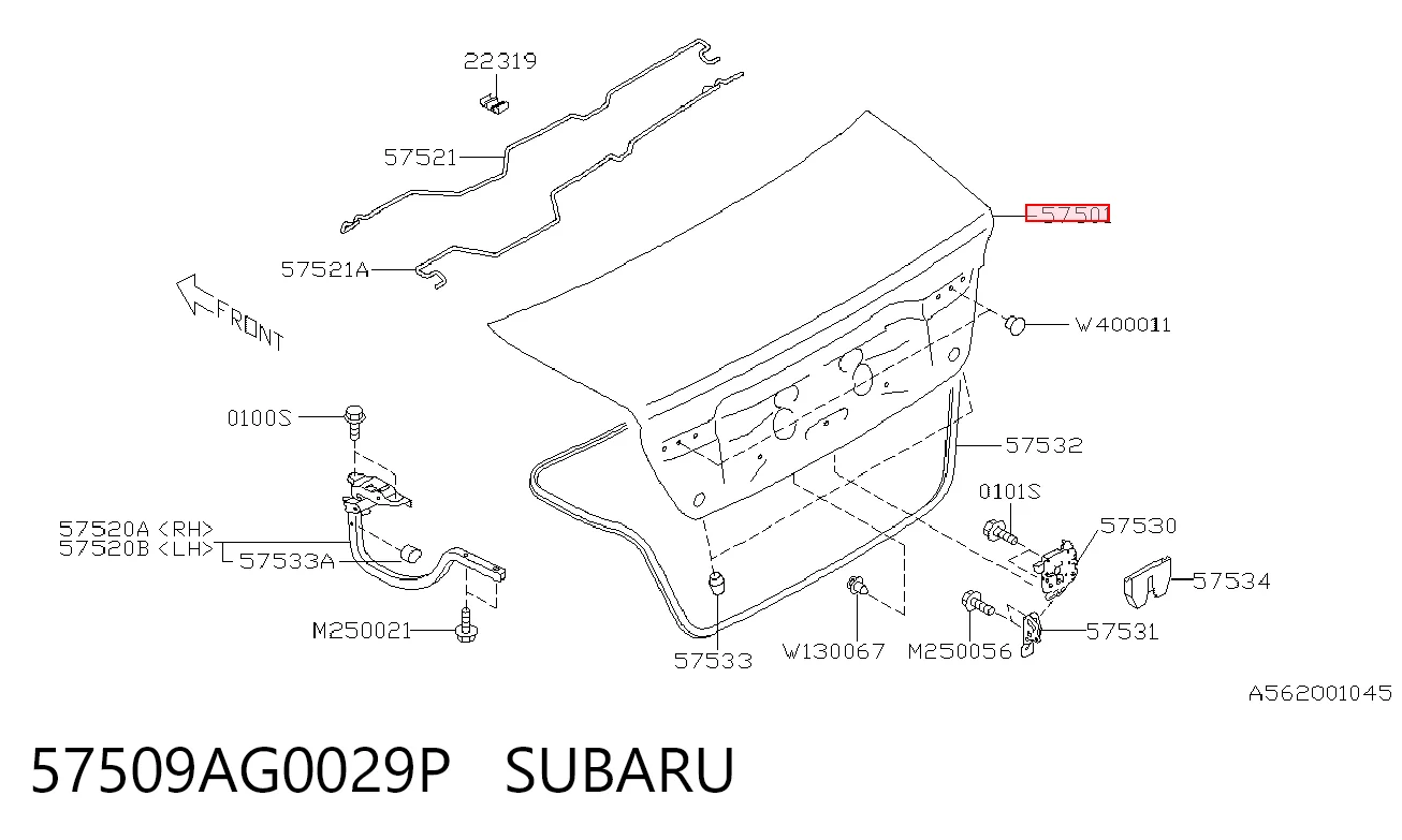 Kupić Klapa bagażnika Subaru Legacy IV B13 w dobrej cenie