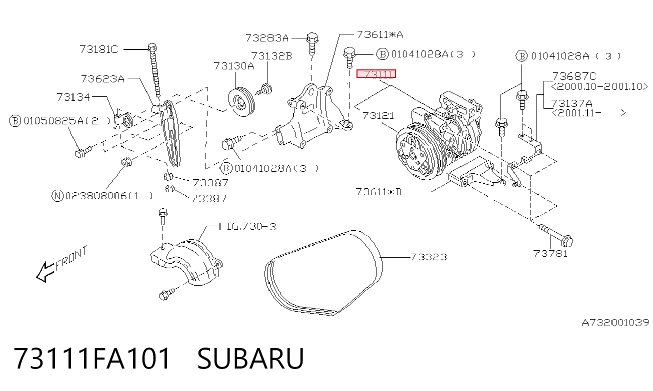 Sprężarka klimatyzacji do Subaru Forester I S10, SF