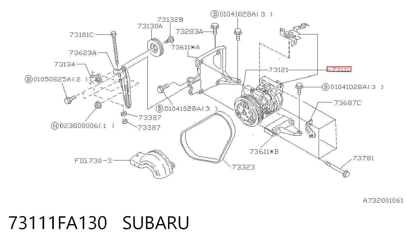Sprężarka klimatyzacji Subaru Forester I SUV (S10, SF) (1997 - 2002) cena, od 73,56 USD