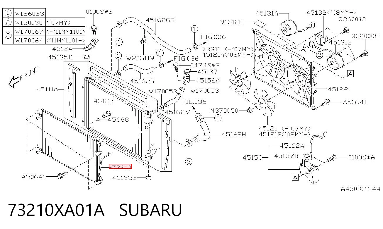 Chłodnica klimatyzacji do Subaru Tribeca  