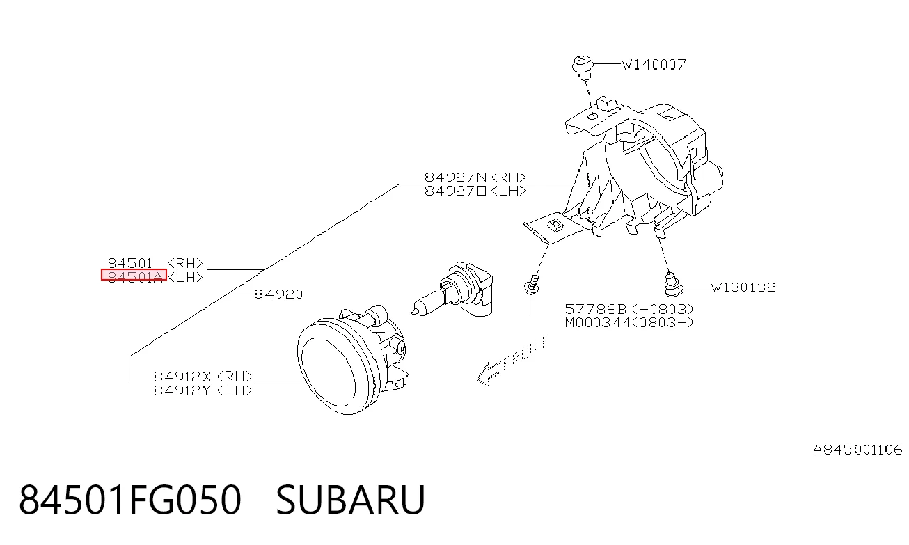  do Subaru Impreza III (GH)