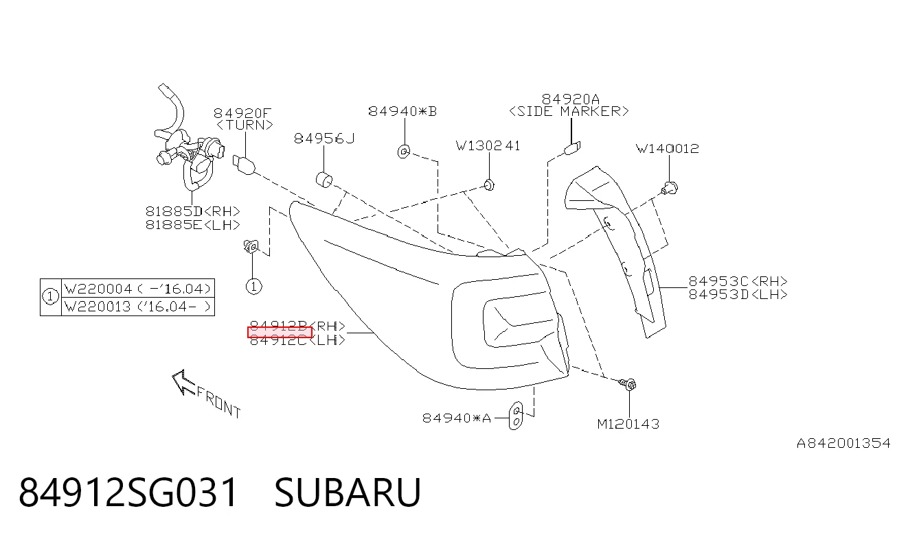  Lampa zespolona tylna lewa Subaru Forester 4