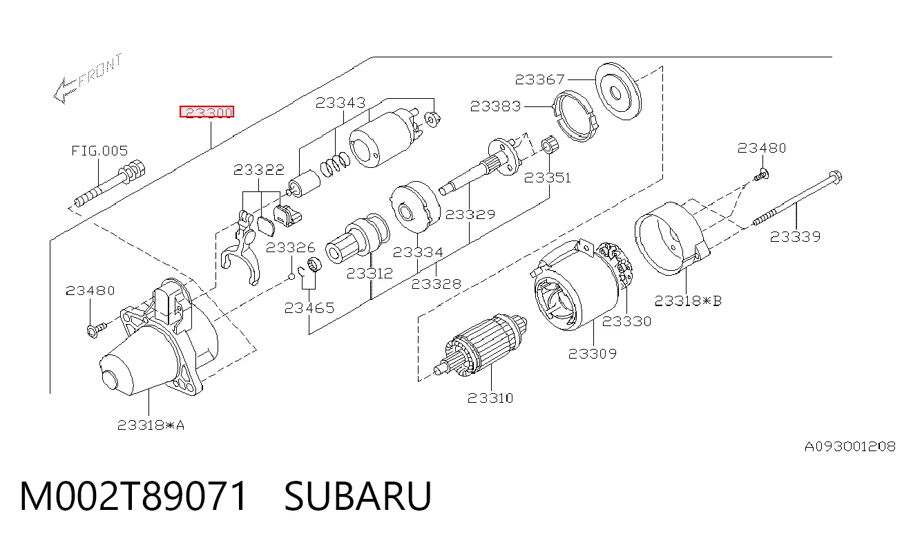 Rozrusznik M2T89076 Mitsubishi