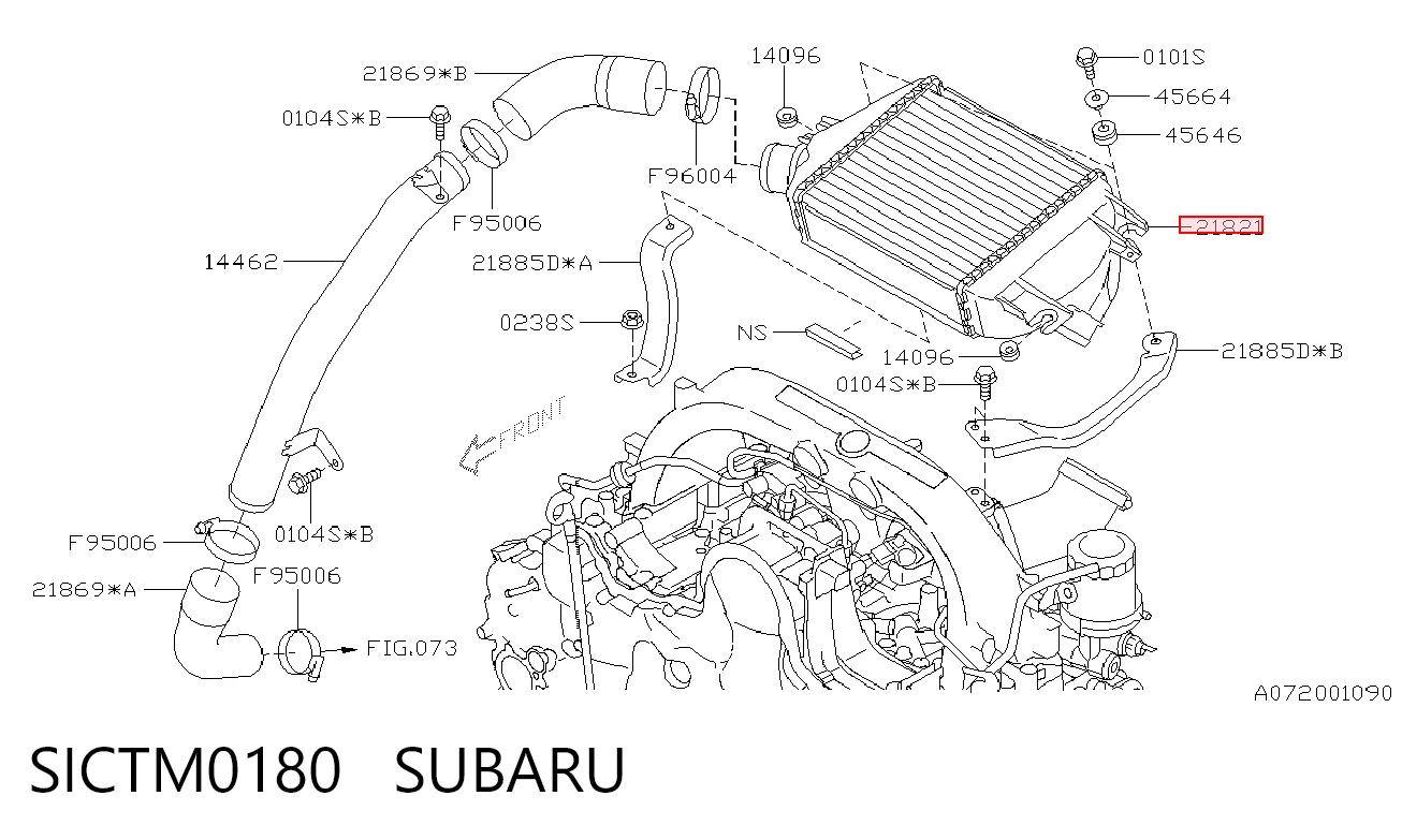 Chłodnica intercoolera Subaru Impreza III hatchback (GH) (2007 - 2011) cena, od 111,95 USD