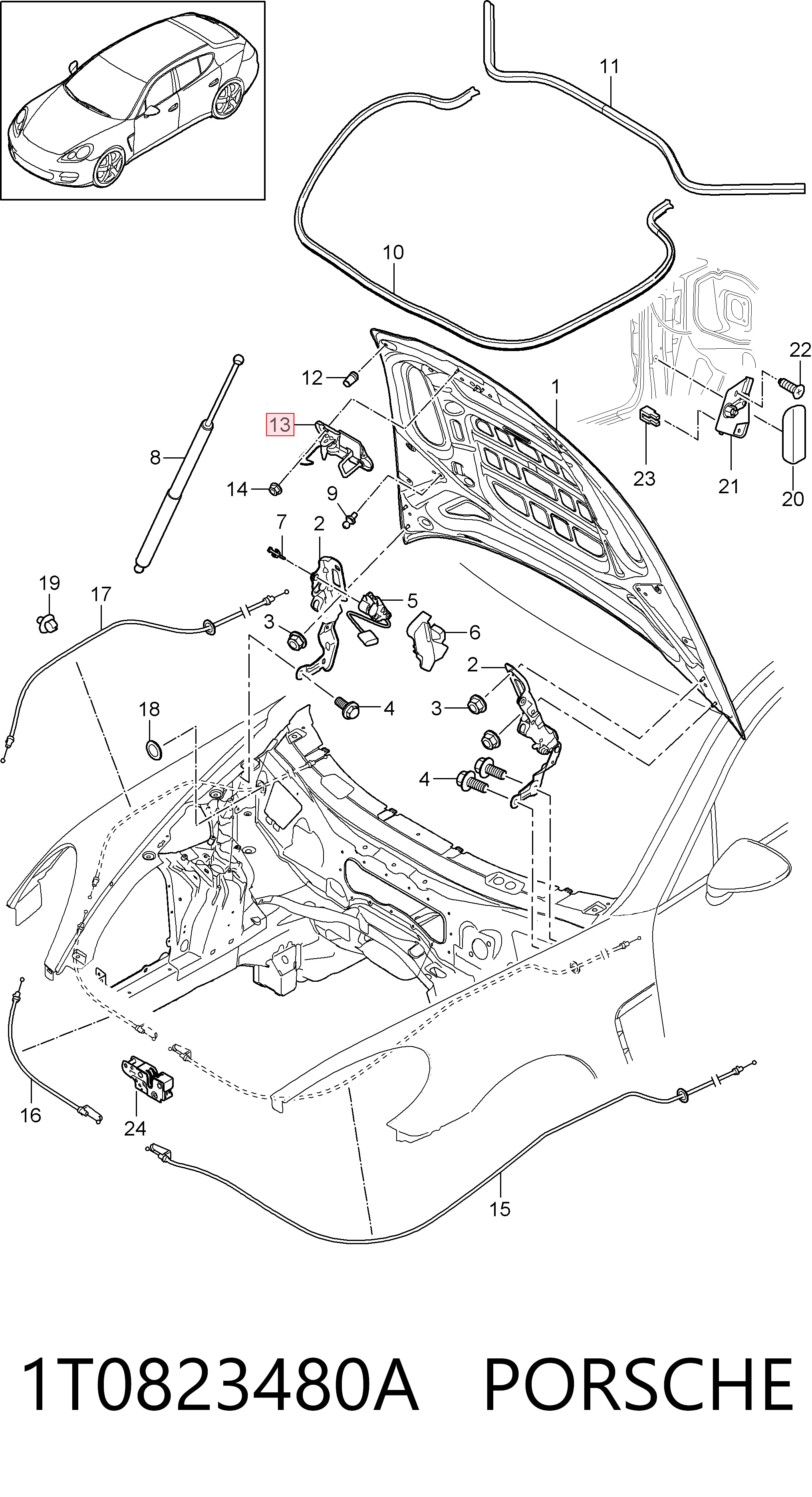 1T0823480A Porsche