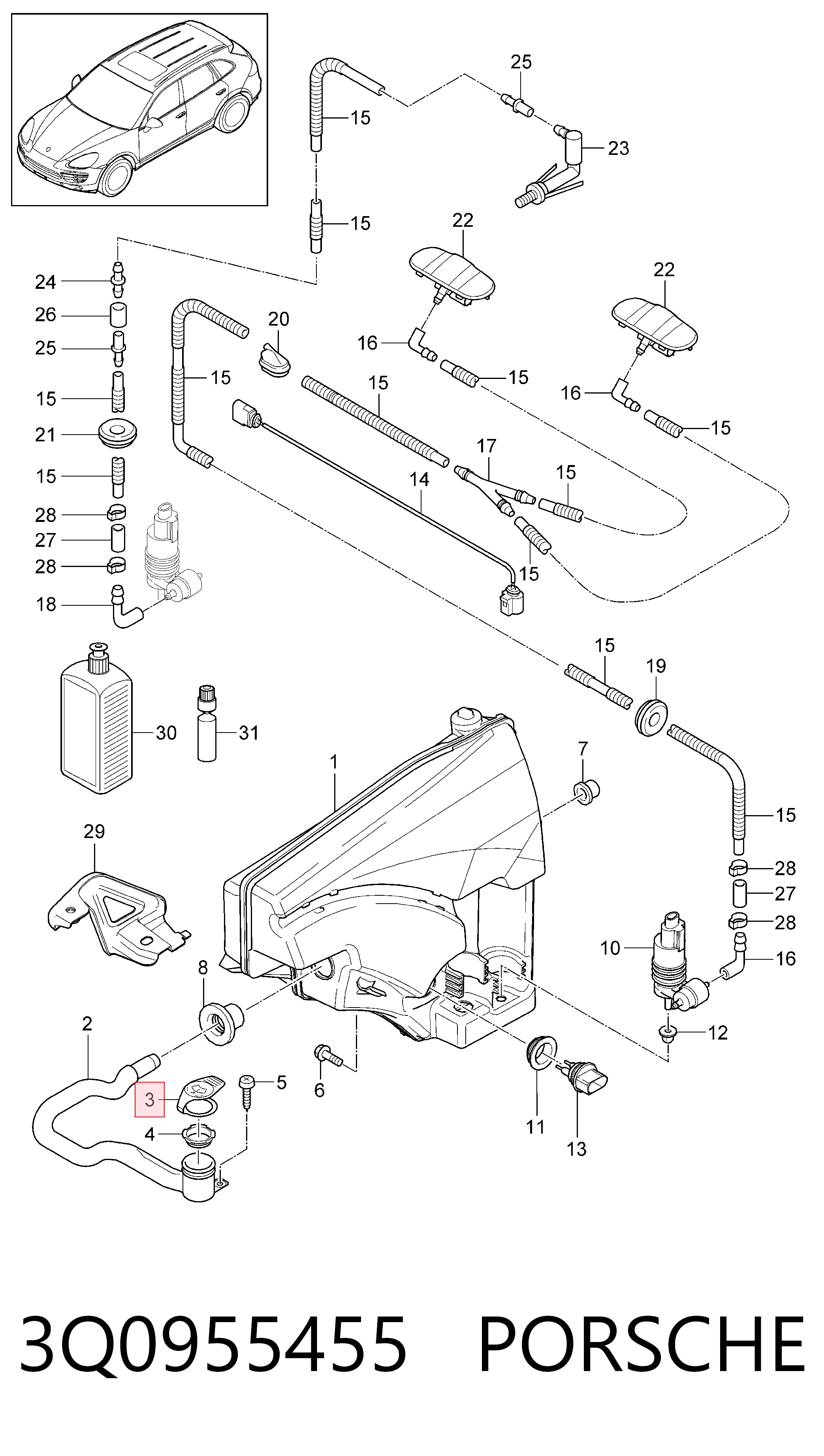 Korek zbiornika spryskiwacza Volkswagen Jetta VII sedana (BU3, BU4) (2017 - 2026) cena, od 14,27 USD