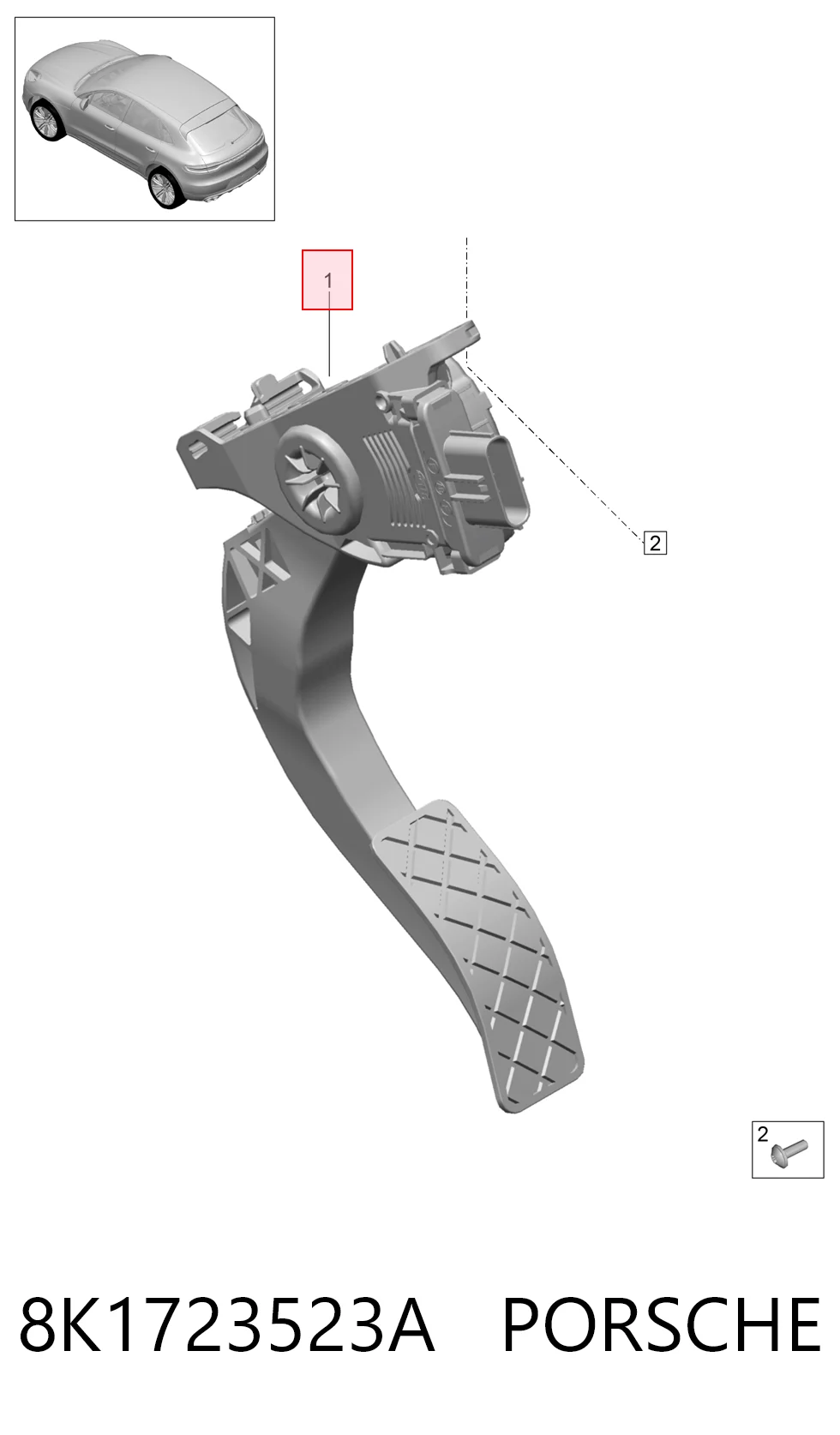 Do koszyka Pedał przyspieszenia (gazu) Audi A6 C7 4G2, 4GC