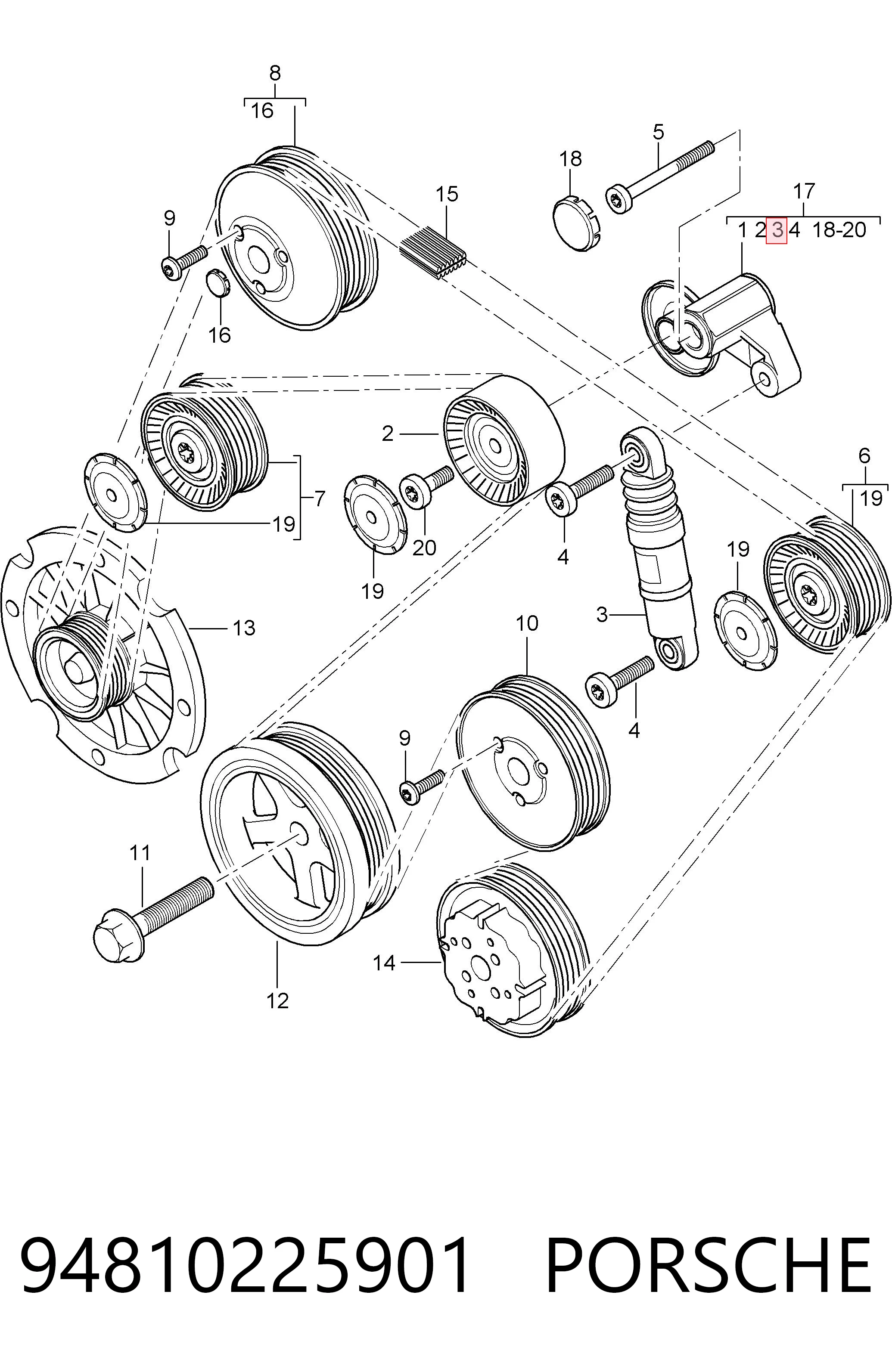 94810225901 Porsche