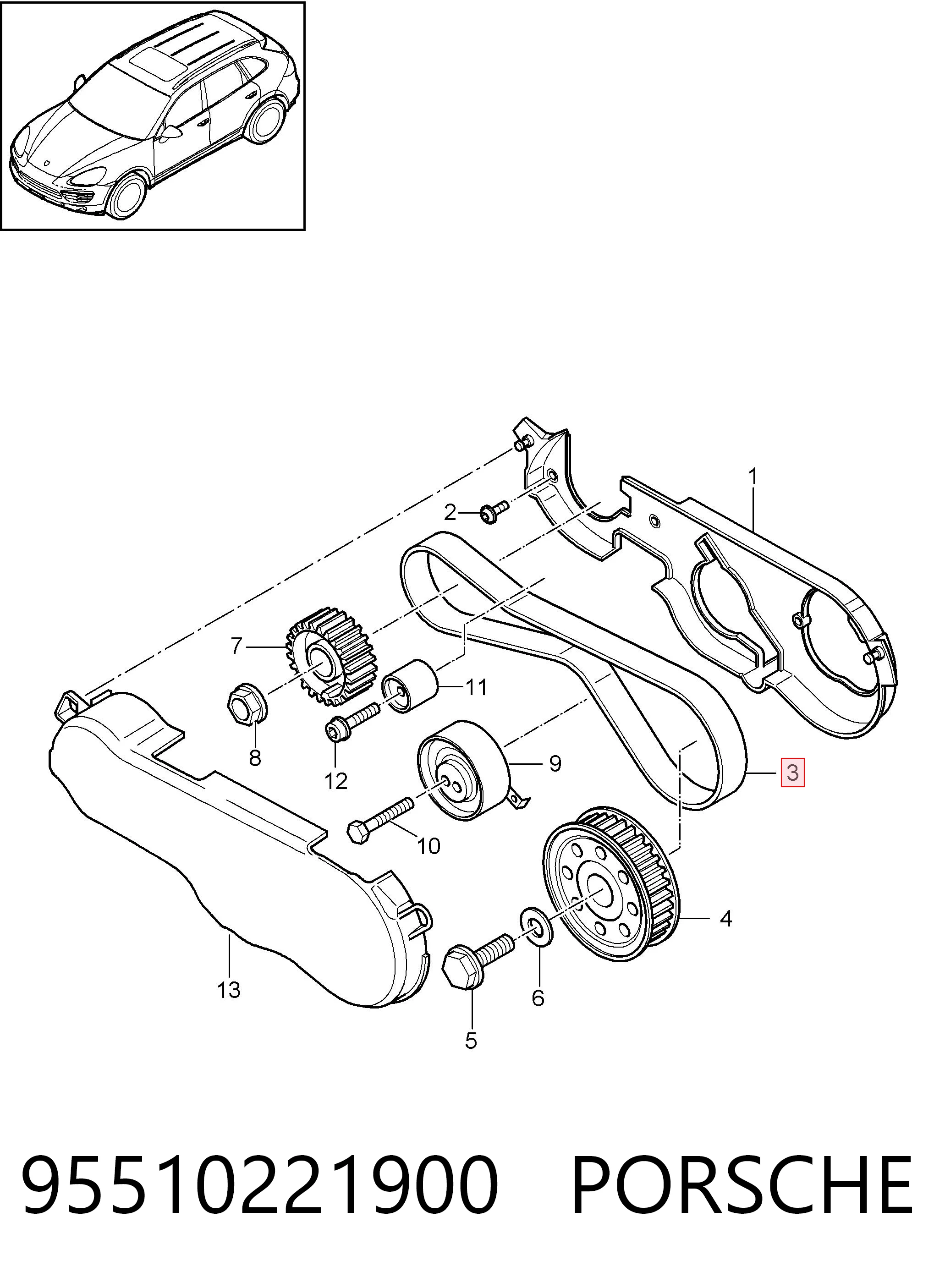 95510221900 Porsche