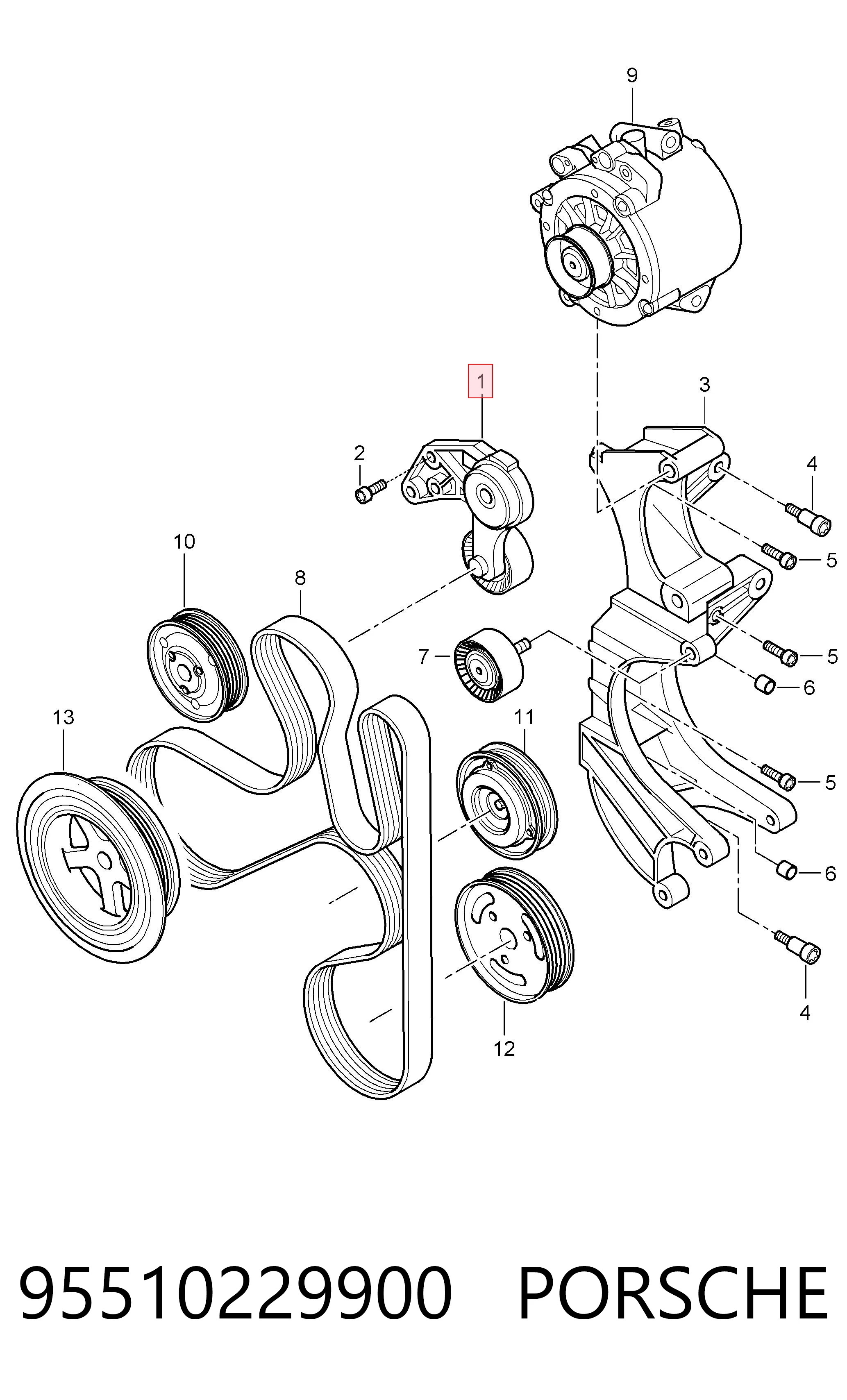 95510229900 Porsche
