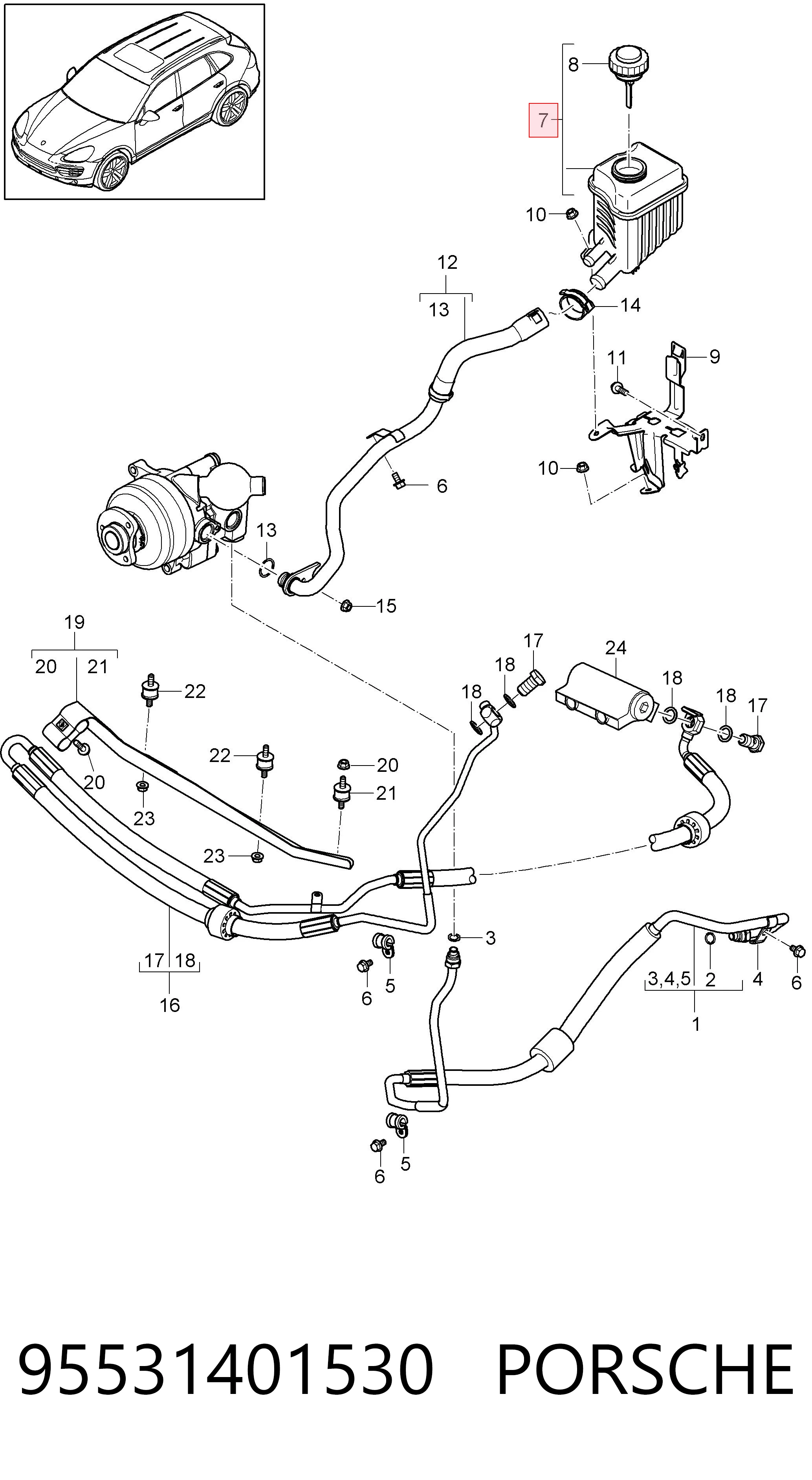 95531401530 Porsche