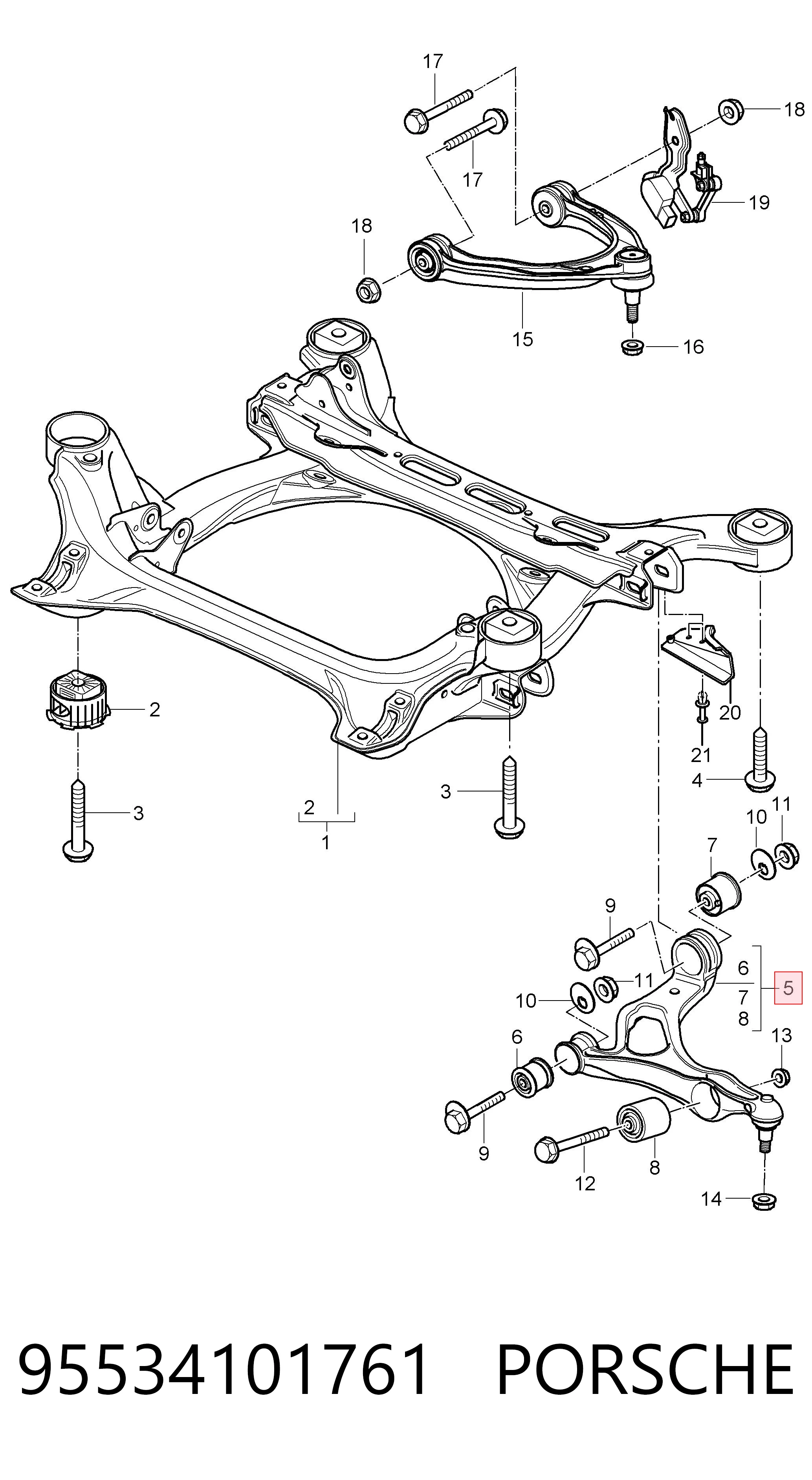 95534101761 Porsche