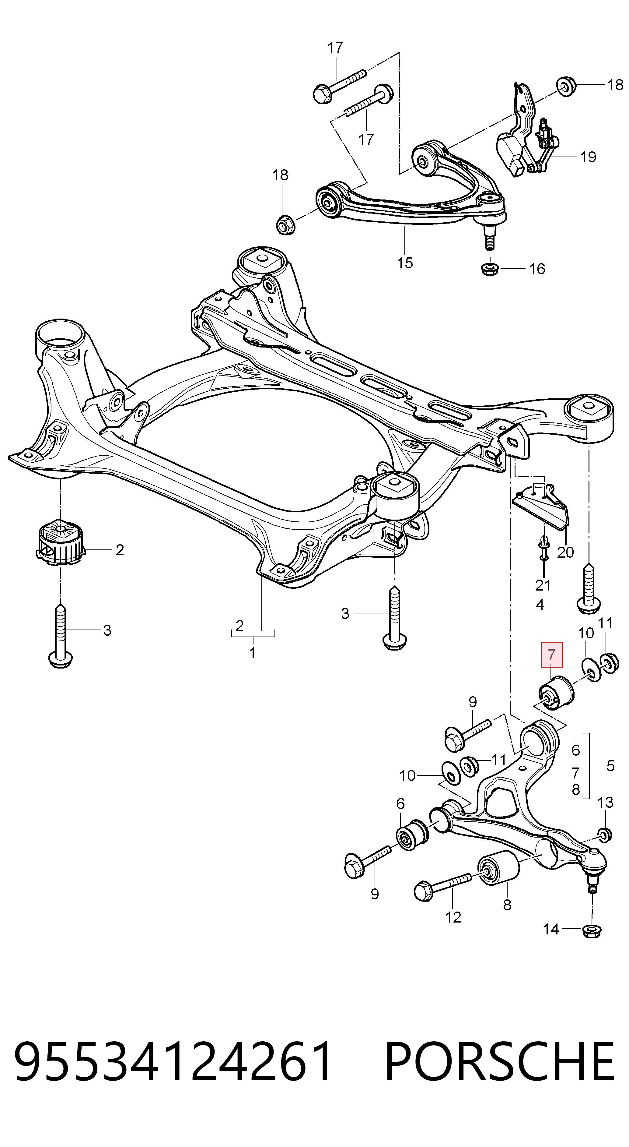 95534124261 Porsche