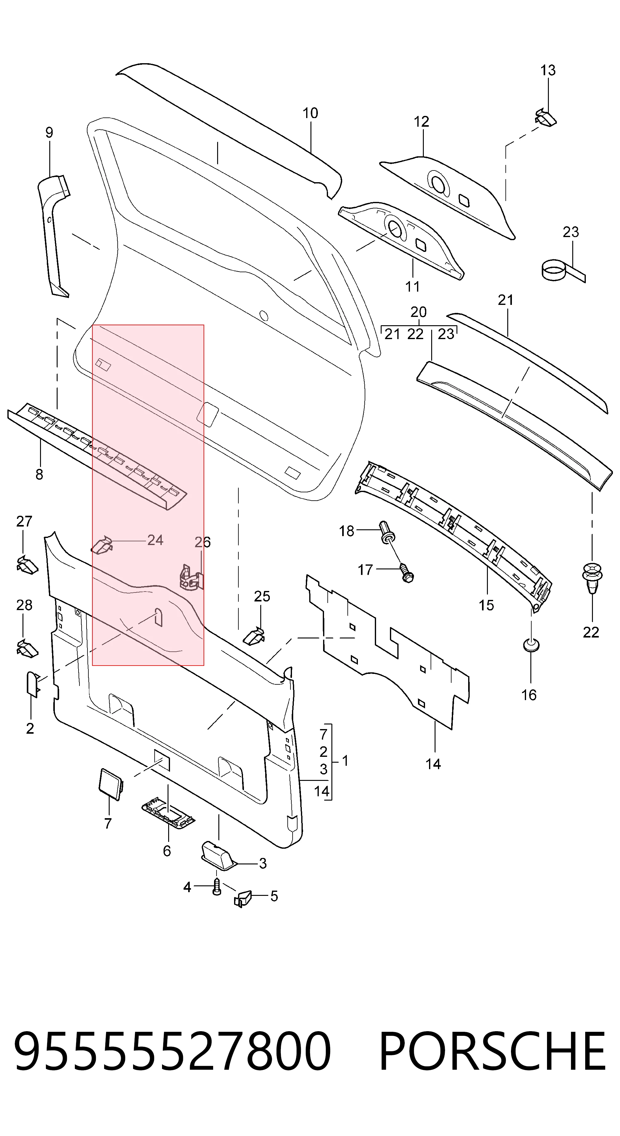 95555527800 Porsche