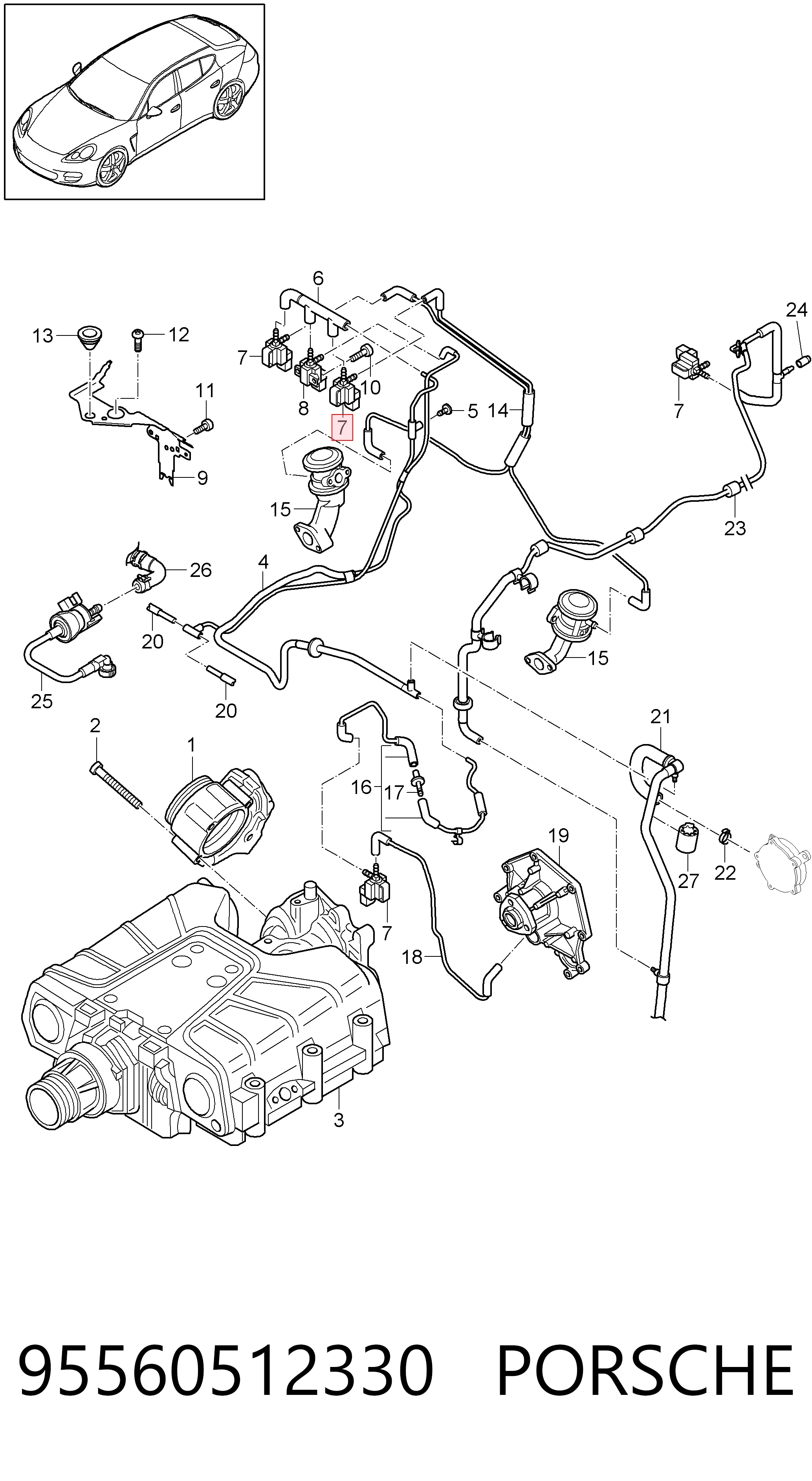 95560512330 Porsche