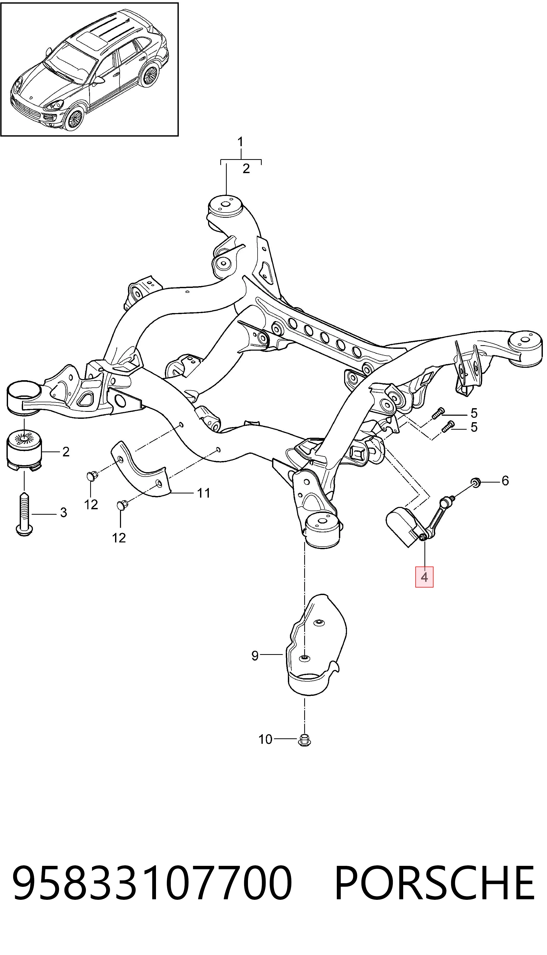 95833107700 Porsche