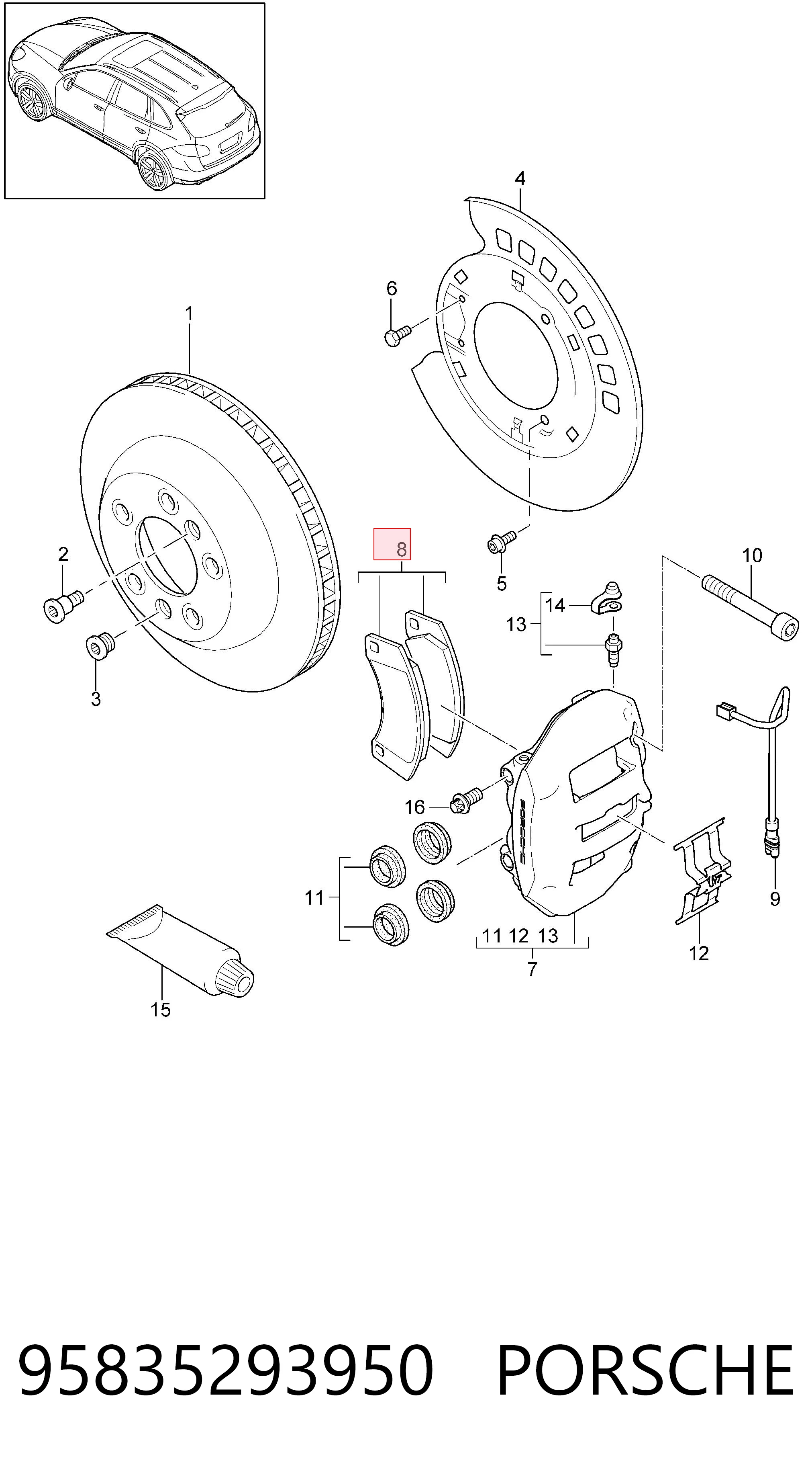 95835293950 Porsche