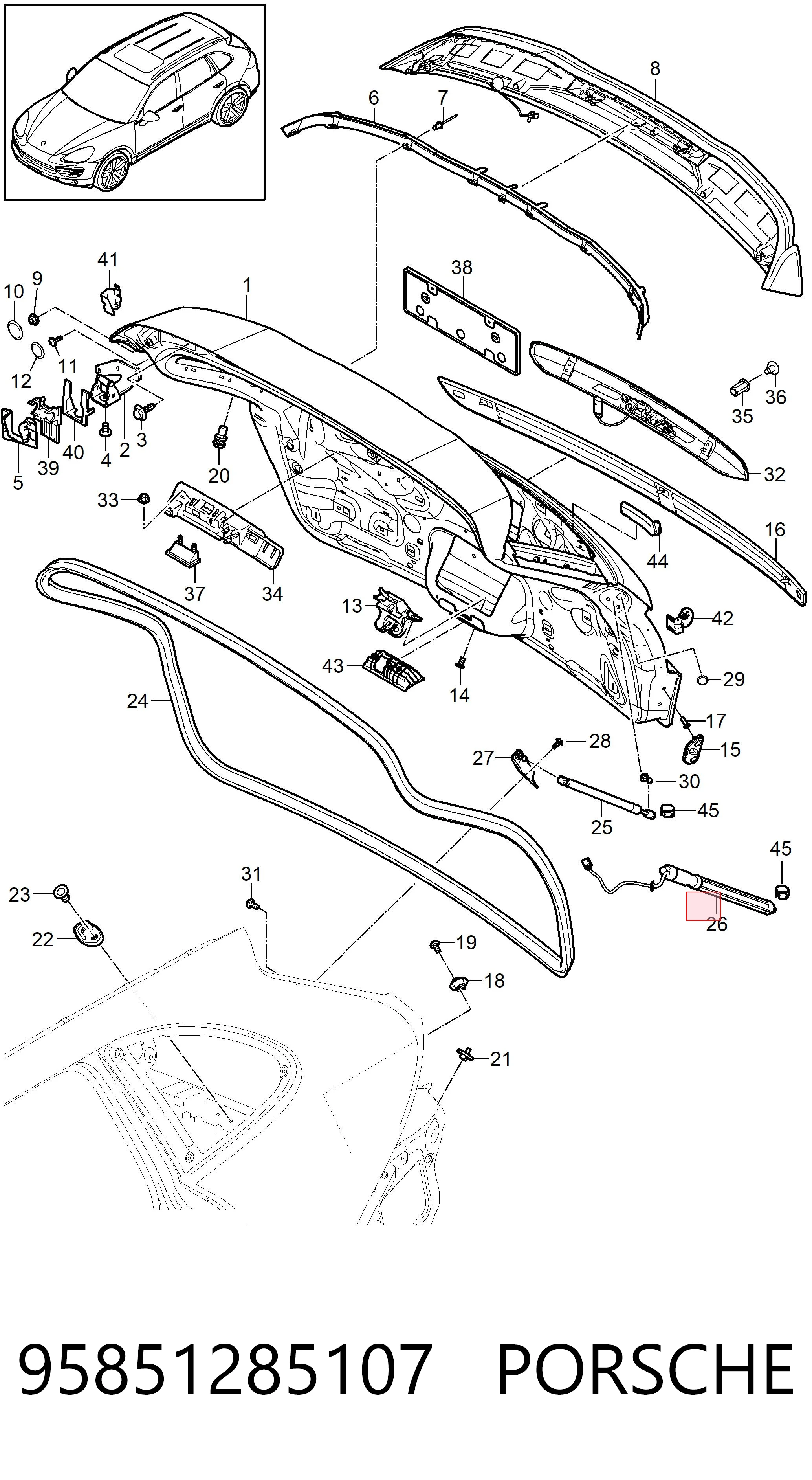 95851285107 Porsche