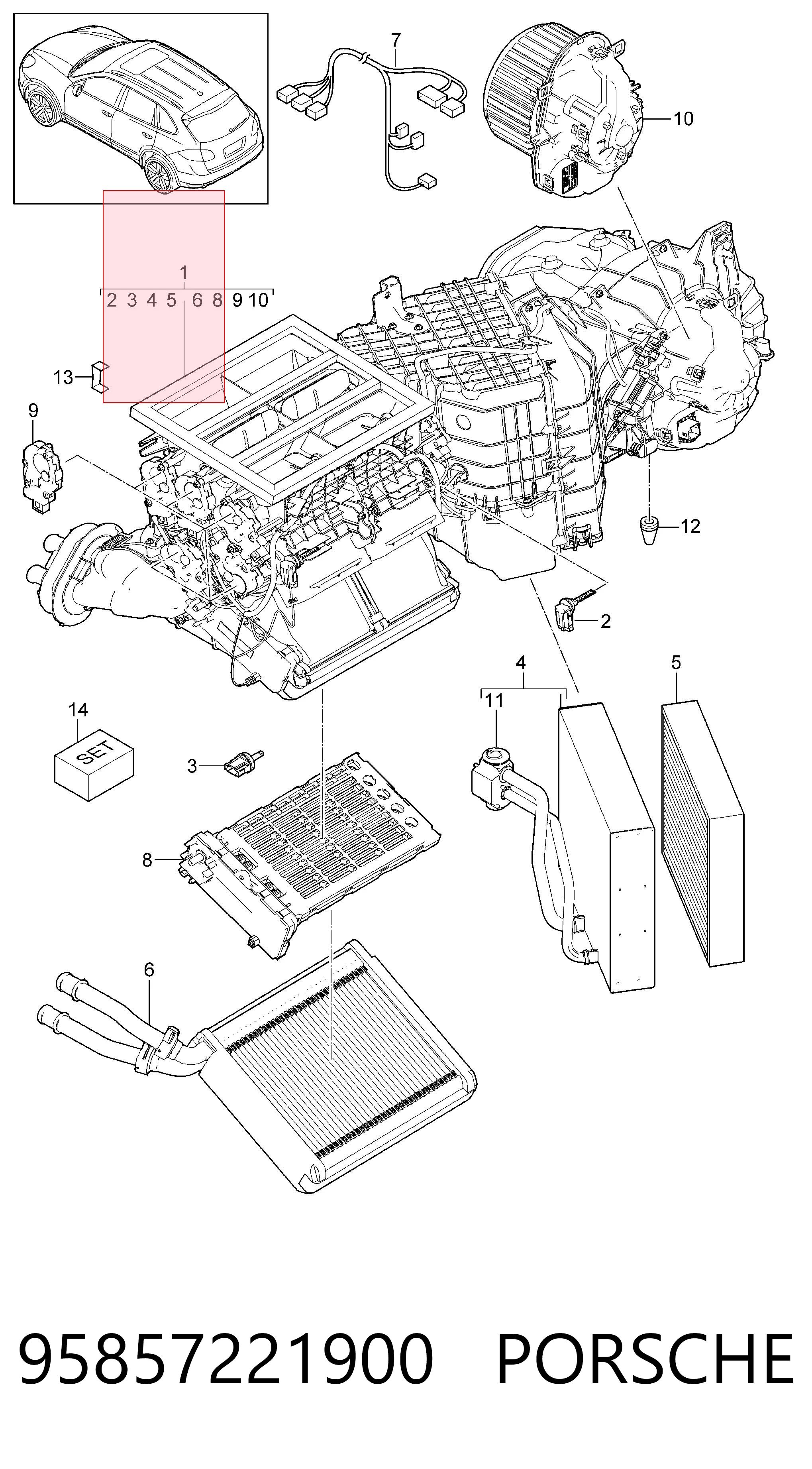 95857221900 Porsche