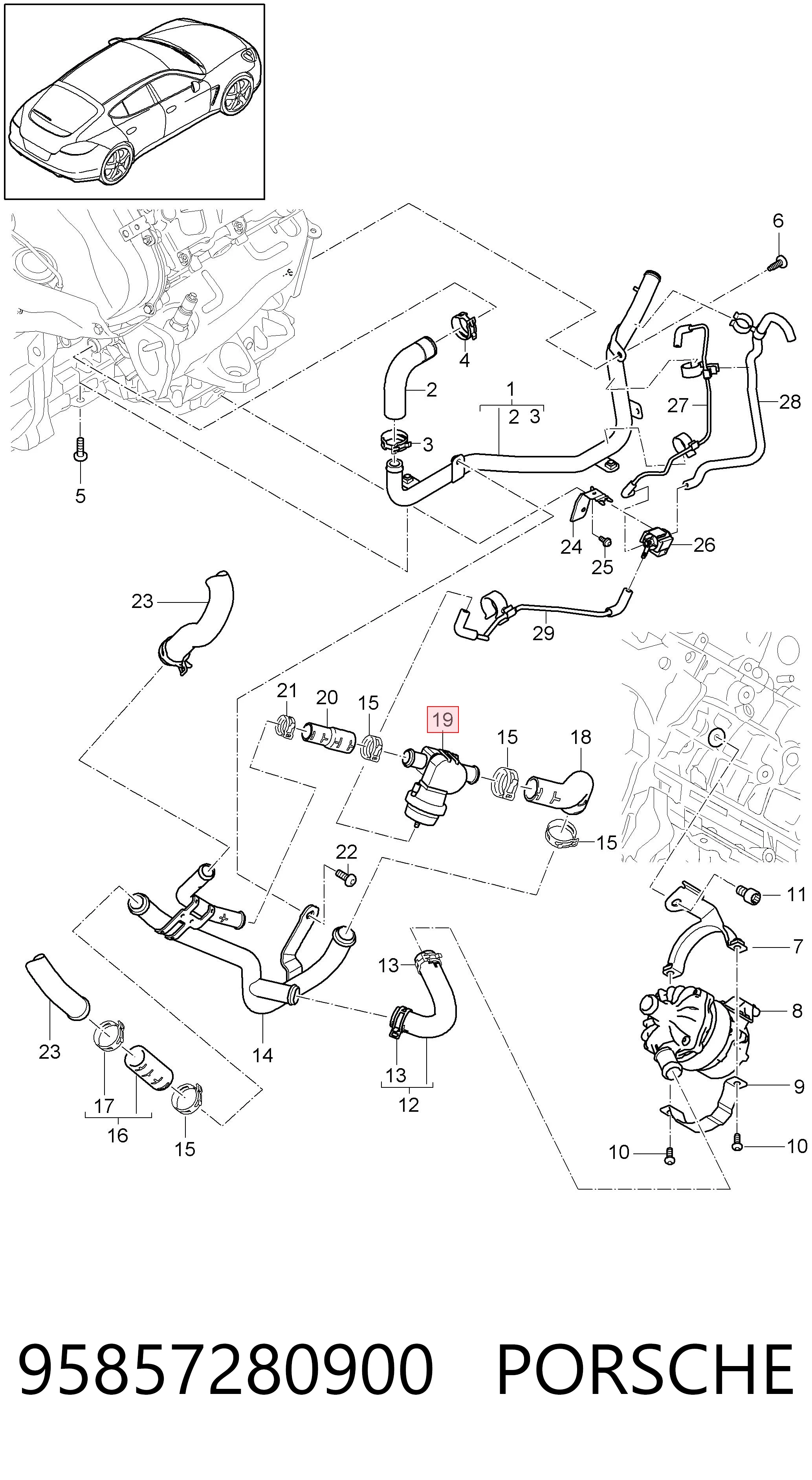 95857280900 Porsche