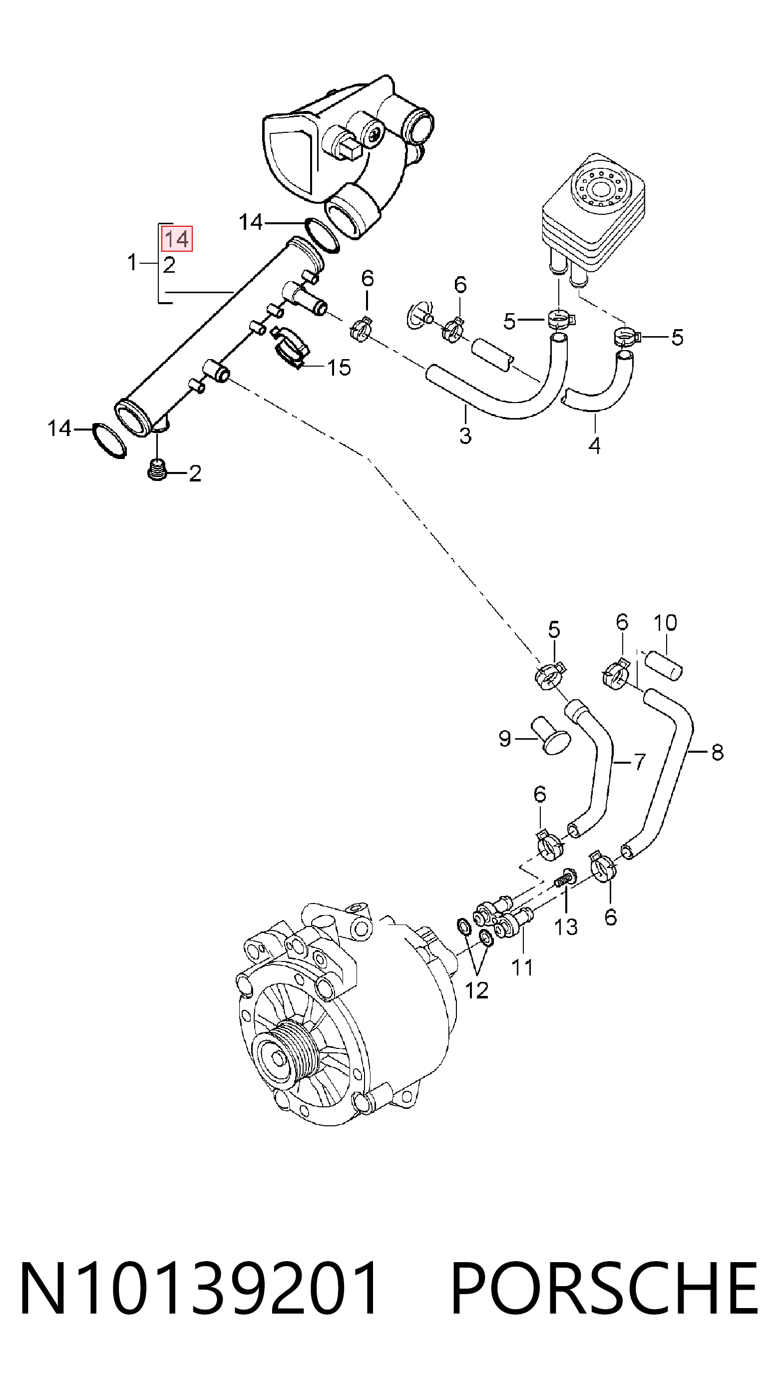 Uszczelka termostatu do Nissan X-Trail T30