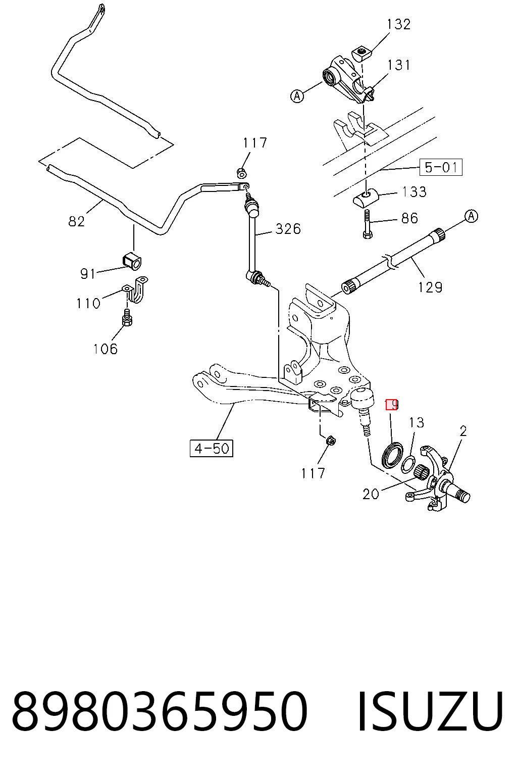 Uszczelniacz piasty przedniej 97123691 General Motors