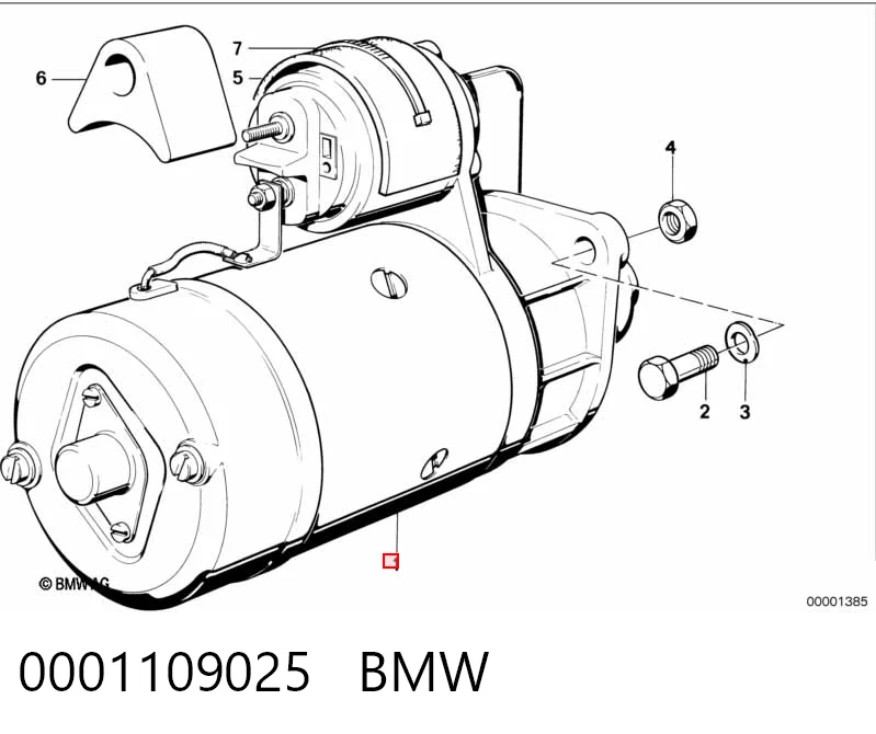 0001109025 BMW Rozrusznik