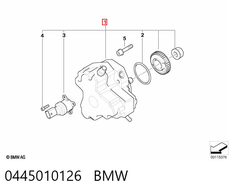 Pompa wtryskowa wysokiego ciśnienia do BMW X3  E83